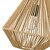 economico Luci Isola cucina-Lampada a sospensione in lino intrecciato a forma di diamante, lampada a sospensione in rattan per isola cucina, lampade a sospensione decorative per sala da pranzo giapponese, luci a goccia