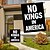 tanie Flagi ogrodowe, baner-flaga ogrodowa bez protestu królów 12 x 18 cali flagi ogrodowe, małe flagi ogrodowe na zewnątrz, flagi zewnętrzne, świąteczne flagi ogrodowe na wszystkie pory roku