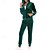 abordables Survêtements-Femmes Ensemble Survetement Jogging Pantalon Athleisure Automne manche longue Velours Coupe-vent Salle de sport Entraînement Sportif Tenue de sport Tenues de Sport Couleur Unie Noir Rouge Bordeaux