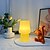 abordables lámpara de noche-Lámpara de mesa LED moderna, lámpara de mesita de noche blanca cálida, adecuada para sala de estar, dormitorio, oficina, mesita de noche y estantería.