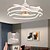 cheap Ceiling Fan Lights-Modern Luxury Pentagon Metal Ceiling Fan Light - Remote Stepless Dimming Warm Lighting for Home