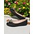 baratos Sapatilhas de mulher-sapatilhas femininas com laço – sapatos casuais de bico redondo para caminhadas diárias, piqueniques e compras de fim de semana