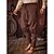 economico Fondi-Punk &amp; Gotico Medievale Steampunk Pantaloni Pantaloni da moto a gamba dritta Costume Per uomo Casual Quotidiano Adulti Pantaloni