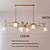 tanie Projektowanie linii-żyrandol led ciepła biel 4/6 głowic światło 60cm/80cm luksusowy europejski kryształ unikalny design żyrandol francuski retro do sypialni jadalnia 110-240v