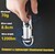 abordables Lampes de poche et lumières de camping-Lampes de poche porte-clés rechargeables, mini lampes de poche EDC 1200 lumens, lampe de travail porte-clés COB, lampes de poche 7 modes d&#039;éclairage, mini lampe porte-clés lumineuse pour la marche, la
