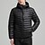 preiswerte Pufferjacken-Herren Kapuzenjacke Daunenjacke Winterjacken Außen Warm Wanderoutfits Wanderbekleidung Winter Herbst Oberteil Camping / Wandern / Höhlenforschung Laufen Schwarz Hellgrau Grün