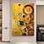 voordelige Tot $30-Groot frameloos goudkleurig cirkel abstract canvas wandkunstwerk - modern geometrisch schilderij in goud, blauw, groen en veelkleurig voor woonkamer- en slaapkamerdecoratie, groot canvas wandkunstwerk