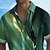 cheap Geometric Pattern-Men&#039;s Geometric Marble Abstract Art Shirt Summer Shirt Button Up Shirt Short Sleeve Fashion Casual Outdoor Vacation Dailywear Summer Spring Turndown 3D Print Collared Shirts Front One Pocket Blue