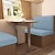 baratos Cobertura de Sofa-Capas de almofada elásticas de 2 peças para sala de jantar de RV, capas de almofada de sofá de seda leitosa - perfeitas para assentos de RV, almofadas de sofá e almofadas de banqueta - macias, duráveis e fáceis de instalar