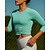 preiswerte Lauf-T-Shirts &amp; Tanktops-Damen Lauf-T-Shirt Laufoberteil Sporttop Kordelzug Langarm T-Shirt Schnelltrocknend Leicht Atmungsaktiv Laufen Yoga Sportbekleidung Sportkleidung Einfarbig Schwarz Rosa Rote