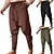economico Fondi-Punk &amp; Gotico Medievale Steampunk Pantaloni Pantaloni da moto a gamba dritta Costume Per uomo Casual Quotidiano Adulti Pantaloni