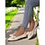 abordables Sandalias planas de mujer-Zapatos planos marrones de punto con detalle de lazo para mujer: suaves y sin cordones, ideales para looks casuales y semiformales.