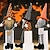 ieftine Decorațiuni de Halloween pentru suspendare și masă-Decorațiune de Halloween cu gnom cu picioare lungi și picioare agățate, figurină de păpușă Rudolph fără față, ornament de păpușă vrăjitoare cu coadă de mătură