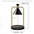 billige sengelampe-Retro aromaterapi stearinlyslampe, dæmpbar natbordslampe, sort, moderne stil, LED-pærer, 110v, 35w, røgfri, indendørs brug