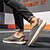billiga Slip-ons och loafers till herrar-herrblå vävda slip-on-skor i texturerat tyg med mjuk yttersula, bekväma för vardagsbruk, bilkörning och avslappnad sommarstil