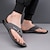 billiga Semester Sandaler-Herrflip-flops i armégröna med färgblocksrem i lätt slip-on-design för stranden, poolen och daglig användning på sommaren.