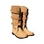 baratos Calçado-Medieval Renascentista Sapatos Botas Botas Longas Pirata Viking Cruzado Fantasia Homens Unisexo Celta Pirata Dia Das Bruxas Baile de Máscaras Festas &amp; Noite LARP Ren Faire Adulto Sapatos Todas as