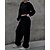 tanie dresy-Damskie Dres Spodnie dresowe Spodnie z szerokimi nogawkami Jesień Kieszeń na zamek Solidne kolory Zestawy odzież Czarny Różowy Siłownia Athleisure Bieganie Keep Warm Odporność na wiatr Długi rękaw