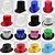 cheap Party Hats-Top Hat Retro British Gentleman Jazz Hat Magician Hat Performance Sequin Hat Rain Silk