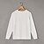 abordables T-shirt Henley décontracté-Homme T-shirt Chemise Henley Chemise à Manches Longues manche longue Uni Mode Designer Basique Classique Henley Vacances Rue Sortir Printemps &amp; Automne Blanche T-shirt Henley