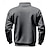 abordables Sudaderas Básicas_-Hombre Sudadera Sudadera con un cuarto de cremallera Albaricoque Negro Blanco Vino Rojo Media cremallera Plano Deporte Diario Festivos Poliéster Ropa de calle Básico Casual Primavera Otoño Ropa