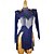 abordables robe de compétition-Danse Latine Robe Gland Épissage Cristaux / Strass Femmes Performance Entraînement manche longue Chinlon Maille Spandex