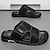 ieftine Sandale de vacanță-Sandale slip-on maro pentru bărbați, cu decupaje, din piele ecologică moale, de vară, pentru confort în interior, treburi de weekend și utilizare casual în aer liber
