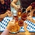 billige Event &amp; Party Supplies-5-pakning med blå Oktoberfest-duker &amp;hvite rutete duker til oktoberfest, eventyrland, teselskapsutstyr, rektangulært plastduk til camping, piknik, bryllup, bursdagsfest, oktoberfest-dekorasjoner