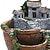 cheap Vases &amp; Basket-1pc Magic Garden Planting Pot - Fantasy Fairy House Design with stone walls ladders colorful flowers resin succulents and flower pots mini landscape containers for indoor and outdoor decoration