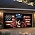 voordelige Garage en Deurbanners-Deurdecoraties Garage Deur Cover Schedel 4e Juli Onafhankelijkheidsdag Buitengewone Banner Grote Achtergrond voor Feestdagen Buiten Garage Deur Thuis Wanddecoraties