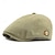 billige Hatte til mænd-Herre Flad kasket Ascot Hat Newsboy Hat Sort Lysegrøn polyester Mode Afslappet Gade Daglig Ternet Justérbar Solcreme Åndbart