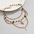 economico Collane-Collana con pendente Cristallo Plastica Per donna Elegante Moda Artistico Perline Solari MOON Matrimonio Irregolare Collana Per Matrimonio Feste Compleanno