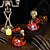 abordables Décorations Suspendues et de Table pour Halloween-Décoration de crâne et de citrouille d&#039;Halloween, figurine de citrouille-lanterne et de squelette à LED clignotante colorée, accessoire de fête d&#039;Halloween effrayant pour la décoration intérieure et