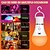 cheap Home Appliances-LED Lamp Dimmable Multicolour RGB Light Bulb 2000 mah Rechargeable Bulb A65 Light Smart Remote Control Home Decor Outdoor Activities and Camping