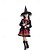 ieftine Costume pentru fete-Magician Mascaradă Halloween Fete Pentru copii Performanță Halloween Halloween Carnaval Costum ușor de carnaval