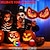 voordelige Halloween Buiten-Rond Oogbol Afstandsbediening Halloween AAA-batterijen aangedreven USB 1 stuk