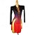 baratos Roupa de Dança Latina-Vestido de dança latina com borlas e strass, vestidos de competição de salsa com manga comprida para mulheres, roupas de dança rumba