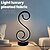 preiswerte Tischlampe-Tischlampe, moderne minimalistische Nachttischlampe, kreative Hopfenpferd-Form, dimmbar, Schlafzimmer, Wohnzimmer, Nachttischlampe, LED, schwarze Nachttischlampe