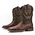abordables Cowboy et bottes occidentales-Bottines western marron clair à motif chevron pour homme - cuir de qualité supérieure, élégantes, parfaites pour les tenues décontractées, les événements cowboy et les aventures en plein air