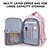 baratos Sacola de livros-Mochila ultraleve resistente ao desgaste de 1ª a 6ª série, mochila respirável com redução de carga e expansão para crianças do ensino fundamental