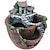 cheap Vases &amp; Basket-1pc Magic Garden Planting Pot - Fantasy Fairy House Design with stone walls ladders colorful flowers resin succulents and flower pots mini landscape containers for indoor and outdoor decoration