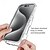 economico Cover per iPhone-telefono Custodia Per Apple AirTag iPhone 16 Pro Max Plus iPhone 15 14 Pro Max Plus iPhone 13 Pro Max Copertura Posteriore Trasparente Resistente agli urti TPU PC