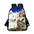 preiswerte Kinder- und Teenager-Rucksäcke-3-teiliges Rucksackset mit Wolfsprint für Jungen – strapazierfähige, leichte Schultasche mit Lunchbox und Federmäppchen für Schüler, Outdoor-Abenteuer und den täglichen Weg zur Arbeit, Kayomi Harai