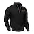 abordables Sudaderas Básicas_-Hombre Sudadera Sudadera con un cuarto de cremallera Albaricoque Negro Blanco Vino Rojo Media cremallera Plano Deporte Diario Festivos Poliéster Ropa de calle Básico Casual Primavera Otoño Ropa