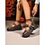 abordables Para mujeres-Zapatos Mary Jane de plataforma gótica para mujer: tacones gruesos de charol marrón con cadenas y tiras con tachuelas para Halloween, cosplay y atuendos punk rock.