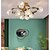 abordables Luces de techo-Lámparas de techo con formas geométricas, diseño en racimo de 50 cm, vidrio, cobre, latón industrial, estilo nórdico moderno, 110-120 V, 220-240 V