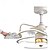 cheap Ceiling Fan Lights-Modern Luxury Pentagon Metal Ceiling Fan Light - Remote Stepless Dimming Warm Lighting for Home