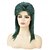 voordelige Historische pruiken-Dames Mullet Perucques Krullend Zacht Hittebestendig Schouderlang Haar 80s Rocker Cosplay Synthetische Perucque Halloween Perucques