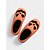 abordables Pour les femmes-Femmes Slip-Ons Chaussons Moelleux Maison Quotidien Grimace Talon plat Bout Rond Peluches Confort Fausse Fourrure Mocassin Noir / blanc Orange / Noir Noir / Beige