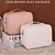 cheap Jewelry &amp; Cosmetic Storage-3-in-1 Multifunctional PU Cosmetic Bag, Large Capacity and Premium Portable Makeup Brush Organizer, Travel Makeup Case, Mother&#039;s Day Gift for Wome